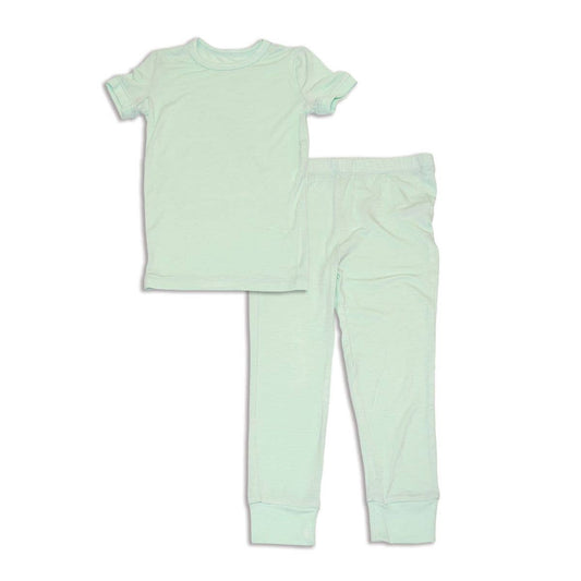 Bamboo Short Sleeve Pajama Set (solid color)