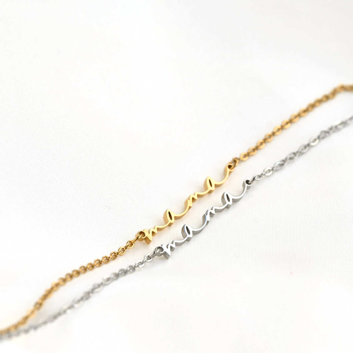 Dainty Mama Bracelet - Stainless Steel