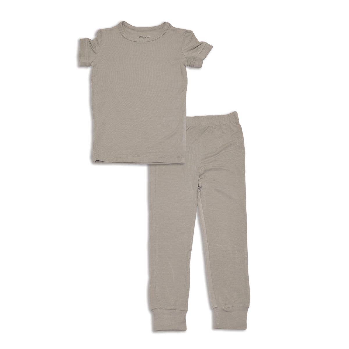 Bamboo Short Sleeve Pajama Set (solid color)
