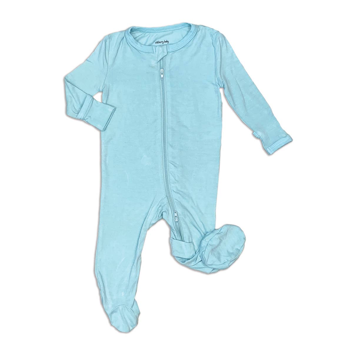Bamboo Two Way Zipper Footies (Solid Color)