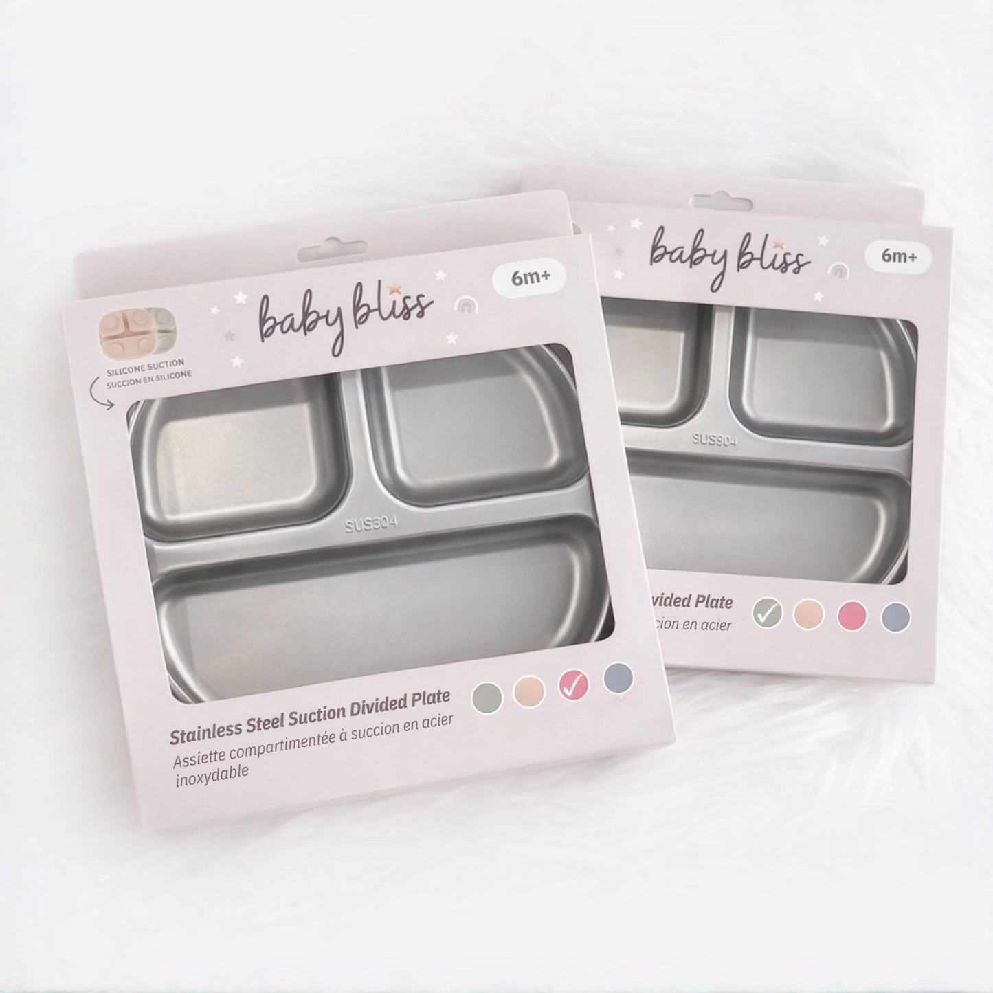 Stainless Steel Silicone Suction Plate