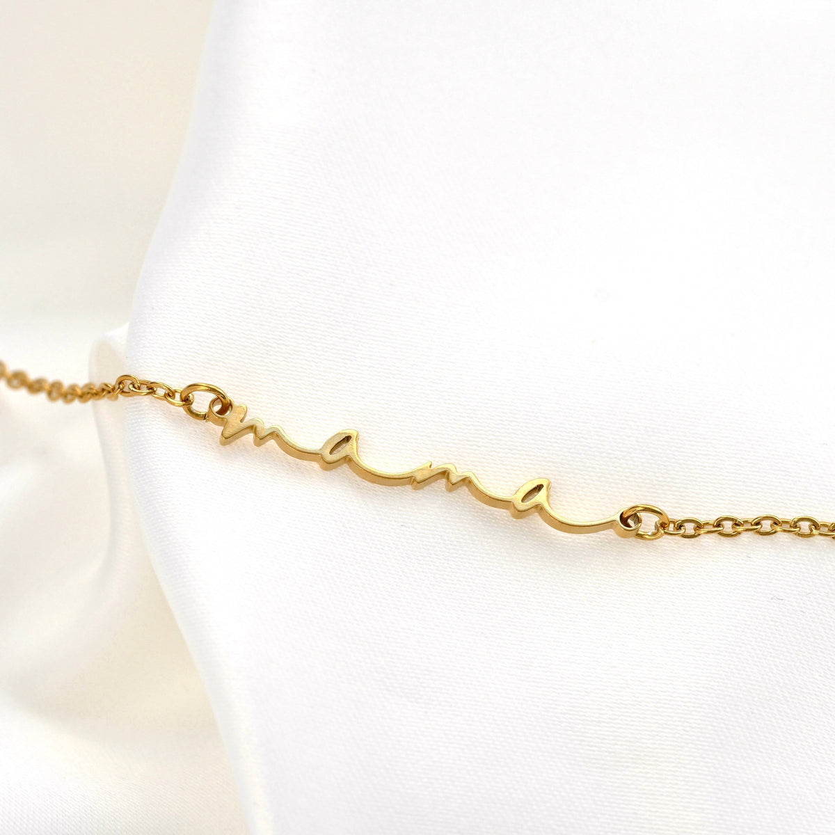Dainty Mama Bracelet - Stainless Steel